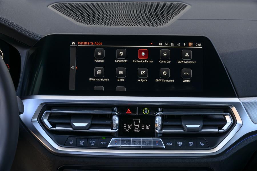 Детали интерьера BMW 320d Sport Line (G20) 2019 года  (WW) (фото 311 из 311)